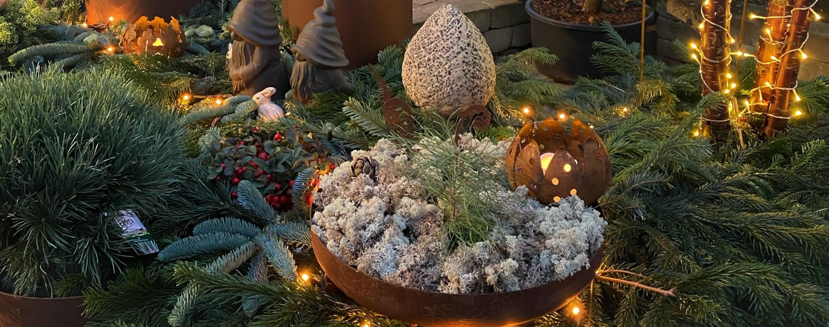 Bild på jularranemang